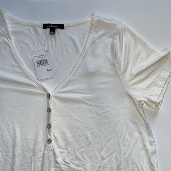 Ambiance V-Neck Short Sleeve Shirt Bundle | Light Weight & Stretchy | 2 for 1 - Picture 9 of 11